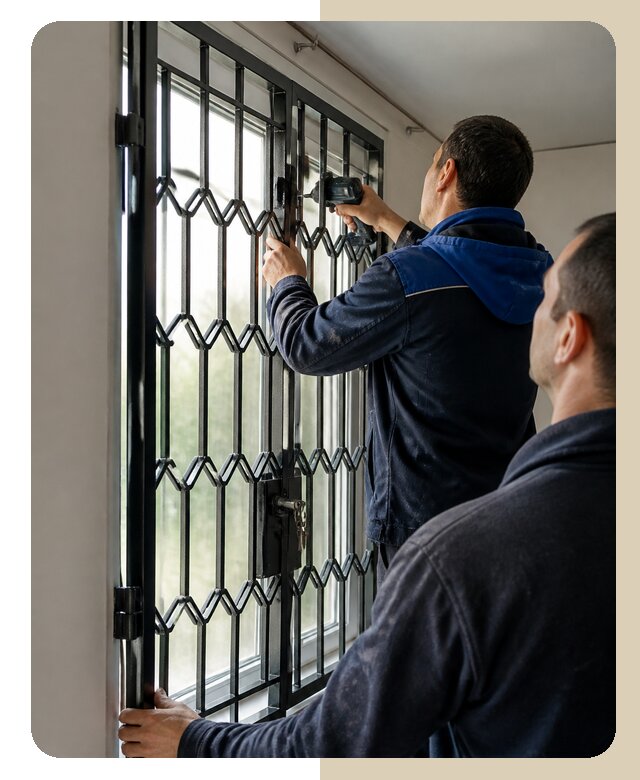 Установка распашных решеток в Муравленке цена от 6959 р. | ДвериЛегко-Мрв
